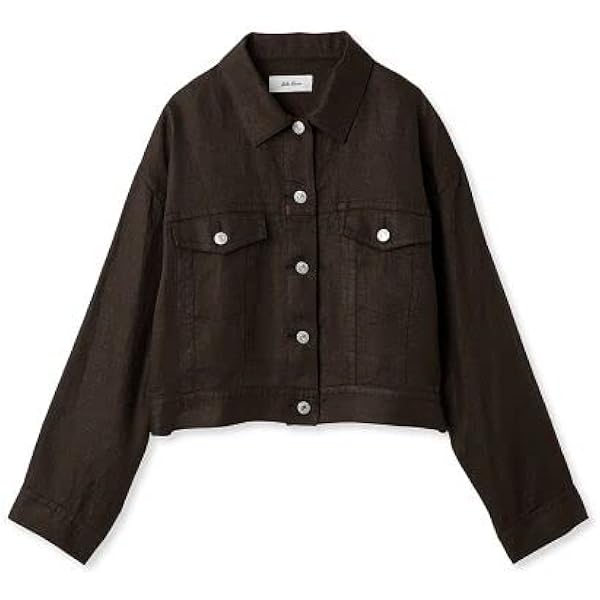 Amazon.co.jp: [セルフォード] ブローチ付きニットブルゾン